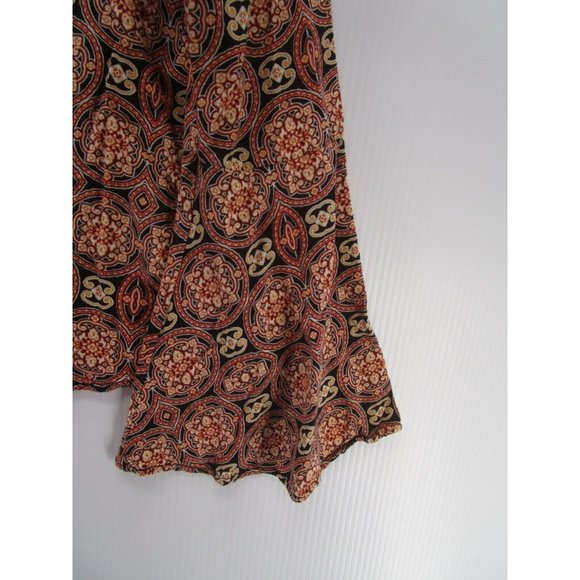 One Clothing Blouse Small Cropped Top Cut Out Hippie Flare Sleeve Knit - Picture 3 of 10